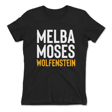 Melba Moses Wolfenstein Womens T-Shirt in Black color